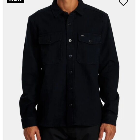 RVCA Other - RVCA Premium Thick NAVY NAUTICAL FLANNEL SHIRT / SHACKET